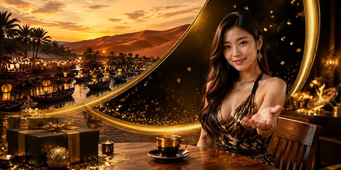 Khung cảnh giải trí casino tại Mũi Né với người dùng thưởng thức cà phê và chơi game trực tuyến
